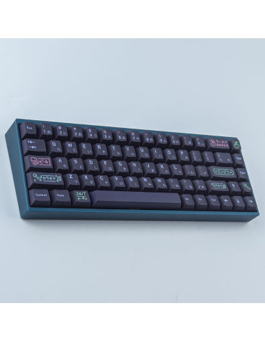 Juego de Teclas PBT JOMKIZ 148 Teclas Perfil Cherry Negro