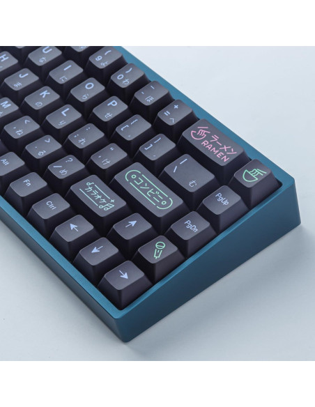 Juego de Teclas PBT JOMKIZ 148 Teclas Perfil Cherry Negro