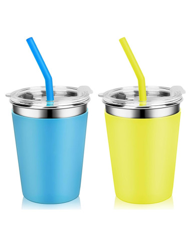 Tazas para Niños Yummy Sam 2 Pack 12oz Acero Inoxidable
