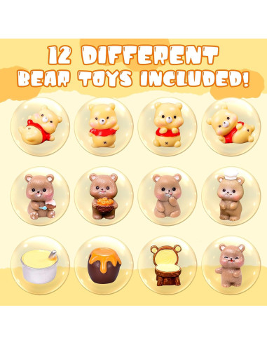 Set de 12 Bombas de Baño Orgánicas con Juguetes Sorpresa