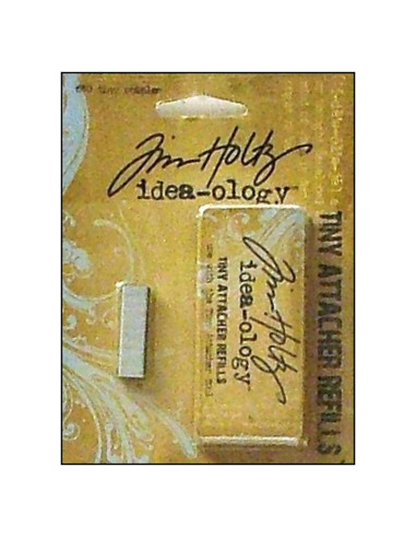 Grapas de Recambio Tiny Attacher Tim Holtz 1550 Piezas