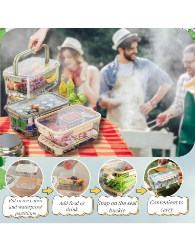 Bandeja de Cubitos de Hielo MBHTZJ 5 Piezas Silicona Verde