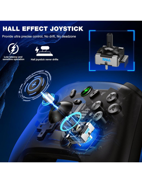 Controlador Pro Inalámbrico Svetaecho para Nintendo Switch