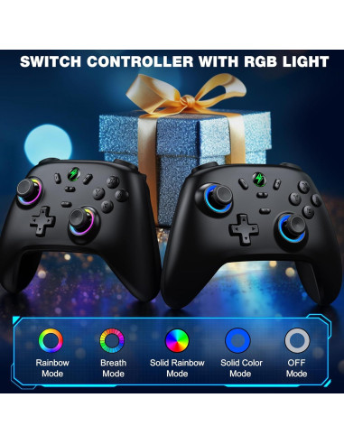 Controlador Pro Inalámbrico Svetaecho para Nintendo Switch