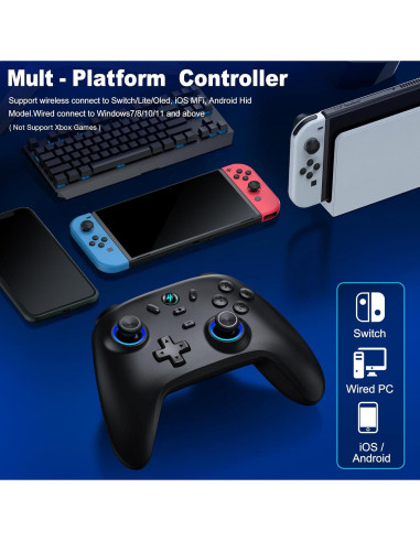 Controlador Pro Inalámbrico Svetaecho para Nintendo Switch