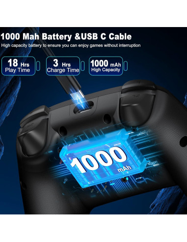 Controlador Pro Inalámbrico Svetaecho para Nintendo Switch