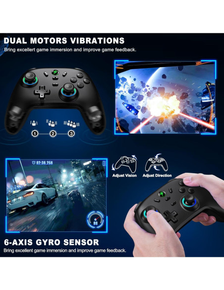 Controlador Pro Inalámbrico Svetaecho para Nintendo Switch