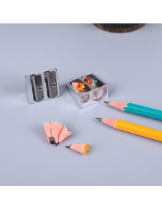 Sacapuntas de Magnesio JoyKot Doble Agujero para Supervivencia 2