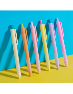 Conjunto de 12 Bolígrafos LuminoMei Tinta Negra 1.0mm Multicolor 2