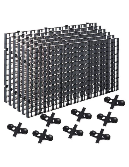 Divisores de Pecera 6 Pcs Layashala con Clips de Succión