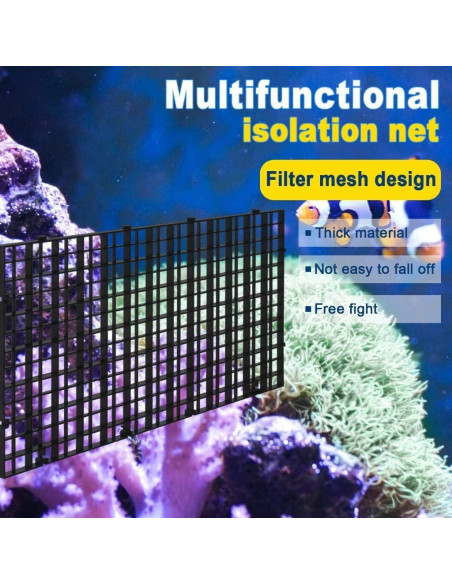 Divisores de Pecera 6 Pcs Layashala con Clips de Succión