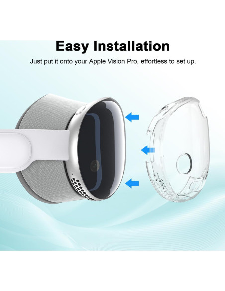 Cubierta Protectora Tyasoleil para Apple Vision Pro - TPU Ligera Cubierta Protectora Tyasoleil para Apple Vision Pro - TPU Ligera