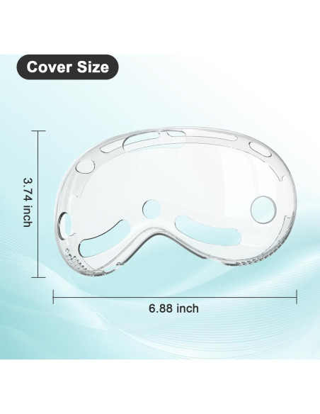 Cubierta Protectora Tyasoleil para Apple Vision Pro - TPU Ligera Cubierta Protectora Tyasoleil para Apple Vision Pro - TPU Ligera