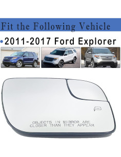 Cristal Espejo Lateral Calentado Danbojit Ford Explorer 2011-2017 2