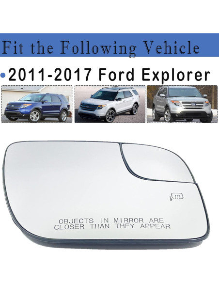 Cristal Espejo Lateral Calentado Danbojit Ford Explorer 2011-2017