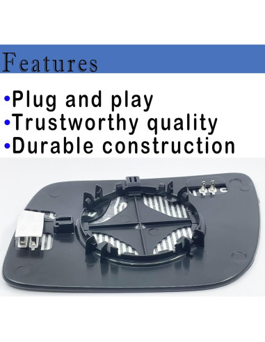 Cristal Espejo Lateral Calentado Danbojit Ford Explorer 2011-2017