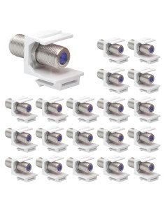 Conectores Coaxiales Hembrados VCE 20 Unidades 3GHz RG6