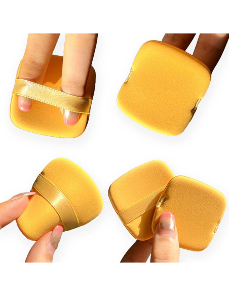 Juego de Esponjas de Maquillaje Suaves 7 Piezas Reutilizables