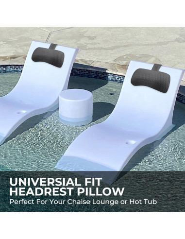 Almohada para Reposacabezas Vanstormy Gris - Paquete de 2