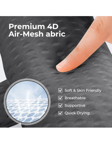 Almohada para Reposacabezas Vanstormy Gris - Paquete de 2