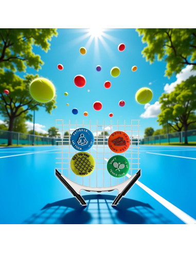 Amortiguadores de Vibración de Tenis Enyolidimk - 4 Pcs