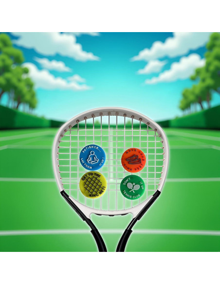 Amortiguadores de Vibración de Tenis Enyolidimk - 4 Pcs