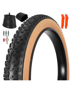 Juego de neumáticos y cámara RUHUO 26x4.0 para bicicleta