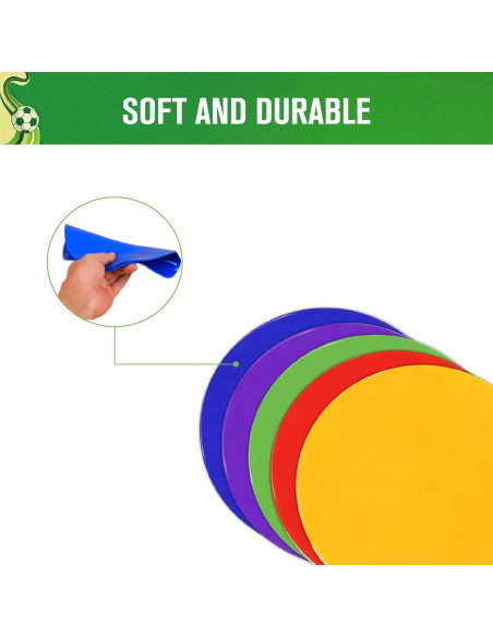 Marcadores de Agilidad Antideslizantes SHENIAFC 12 cm - 5 Piezas