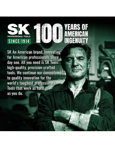 Tijeras multiusos SK 18 cm acero CR-V con bloqueo de seguridad