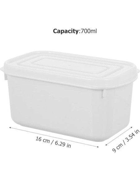 Caja de Almacenamiento Mipcase para Mantequilla y Snacks 16.5x9x8cm Caja de Almacenamiento Mipcase para Mantequilla y Snacks 16.5x9x8cm
