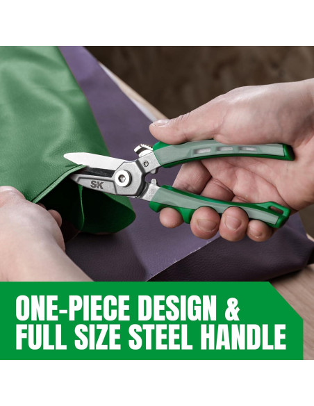 Tijeras multiusos SK 18 cm acero CR-V con bloqueo de seguridad