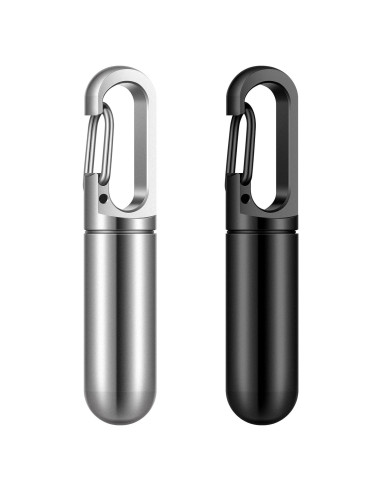 Estuche para Pastillas Vesici 2 Pcs Metal Impermeable 7.8g