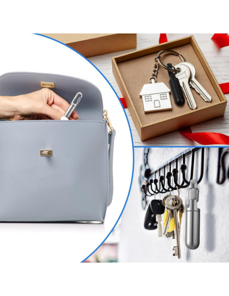 Estuche para Pastillas Vesici 2 Pcs Metal Impermeable 7.8g