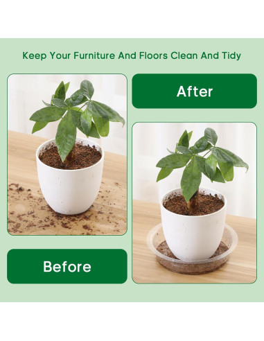 Bandejas de Goteo para Plantas JERIA 20 Paquete 20 cm