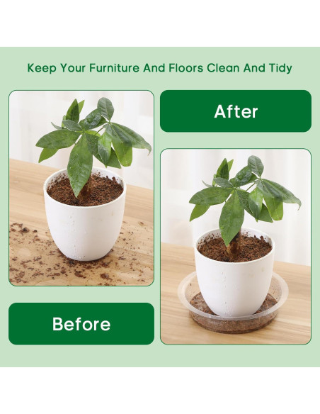 Bandejas de Goteo para Plantas JERIA 20 Paquete 20 cm