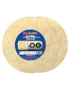 Tortillas Grandes Mr. Tortilla - 12 Wraps de 30-33 cm - Veganas