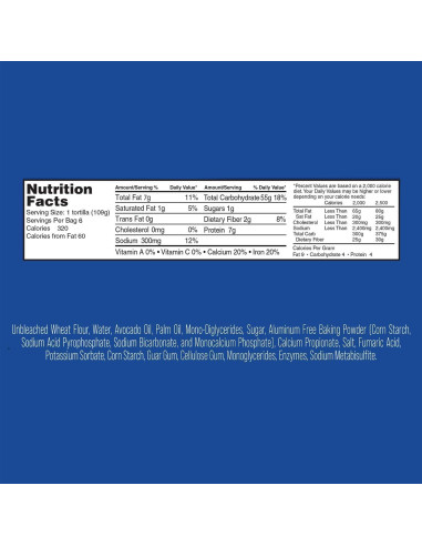 Tortillas Grandes Mr. Tortilla - 12 Wraps de 30-33 cm - Veganas