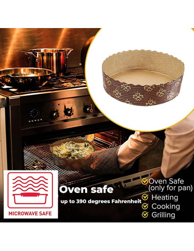 Moldes de Papel para Hornear Angel's Peel Lounge 30 Pzs 10.16 cm