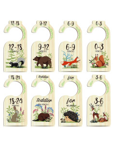 Divisores de Armario para Bebés XUANYILAN 8 PCS Multicolor