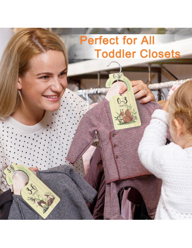 Divisores de Armario para Bebés XUANYILAN 8 PCS Multicolor