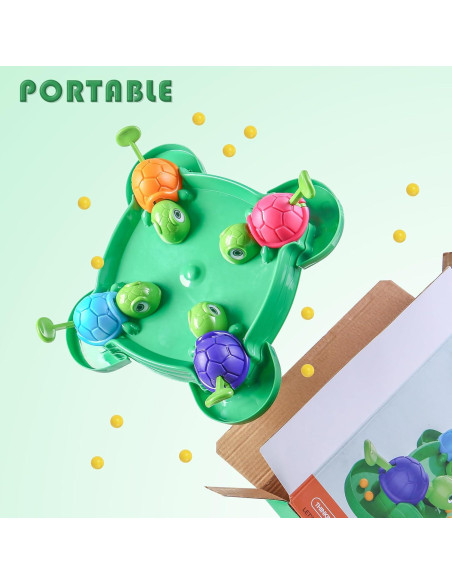 Juego de Mesa Tortuga Hambrienta 108 Frijoles - Lejiaxing Juego de Mesa Tortuga Hambrienta 108 Frijoles - Lejiaxing