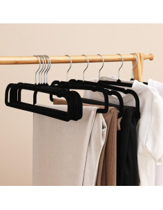 Perchas de Terciopelo BESSER HAUS 20 Piezas Antideslizantes 2