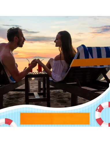 Boao 8 Bandas Elásticas para Toallas de Playa - Sólido