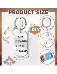 30 Llaveros Metálicos Grabables Gisafai Acero Inoxidable Plata 2