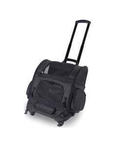 Transportín Rodante para Mascotas Gen7Pets Grande Negro