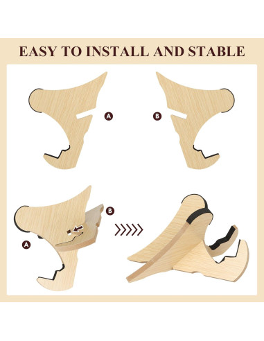 Soporte para Patineta Aolabela 1 de Madera Compacto y Personalizable