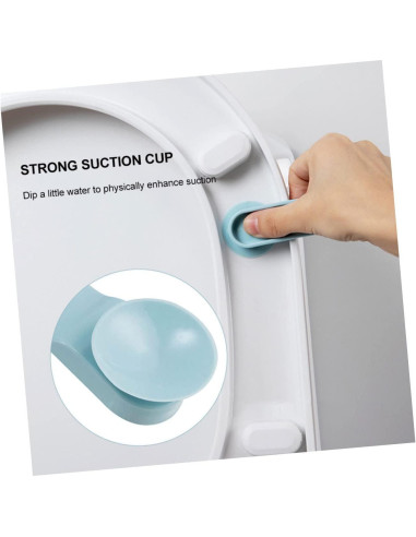 Juego de 6 Elevadores de Tapa de Inodoro TPR ETHZZLE