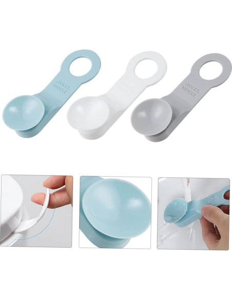 Juego de 6 Elevadores de Tapa de Inodoro TPR ETHZZLE