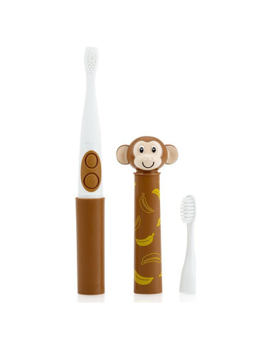 Cepillo de Dientes Eléctrico Nuby Mono con Música y 2 Cabezales