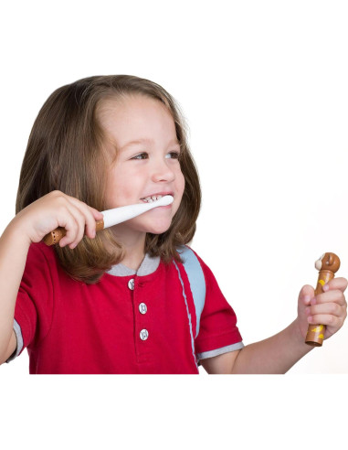 Cepillo de Dientes Eléctrico Nuby Mono con Música y 2 Cabezales